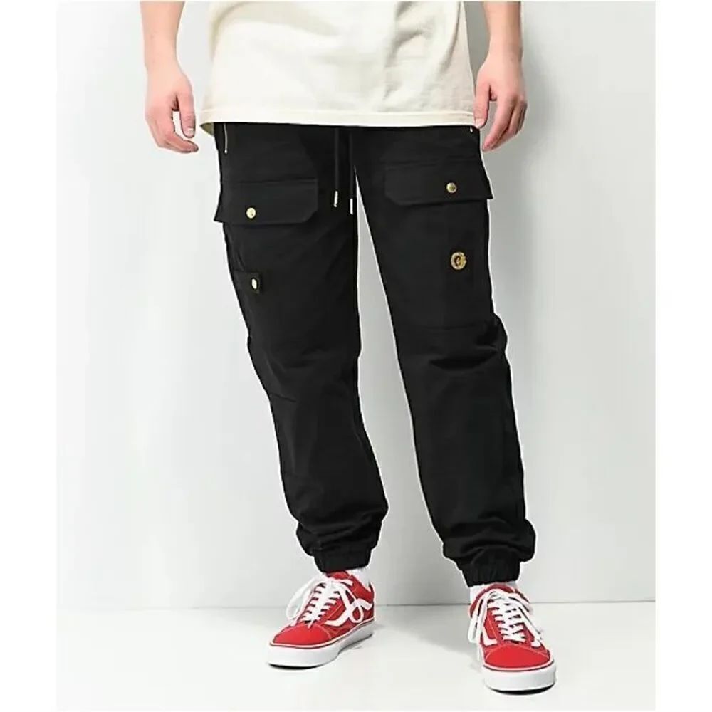 Men’s Cookies Prohibition Black Cargo Jogger Pants Small
